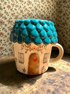 Lidded Cottage Mug✨💜✨